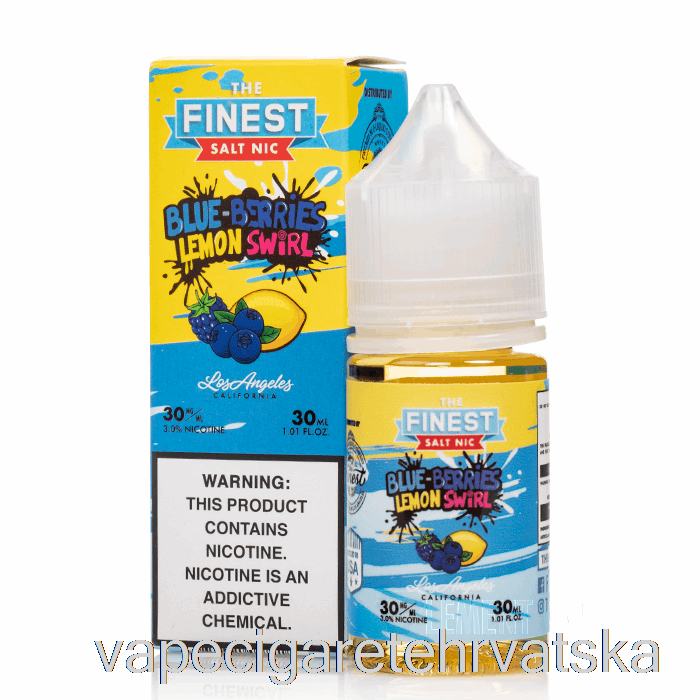 Vape Hrvatska Blue-berries Lemon Swirl - The Finest Candy Edition Salt Nic - 30ml 50mg